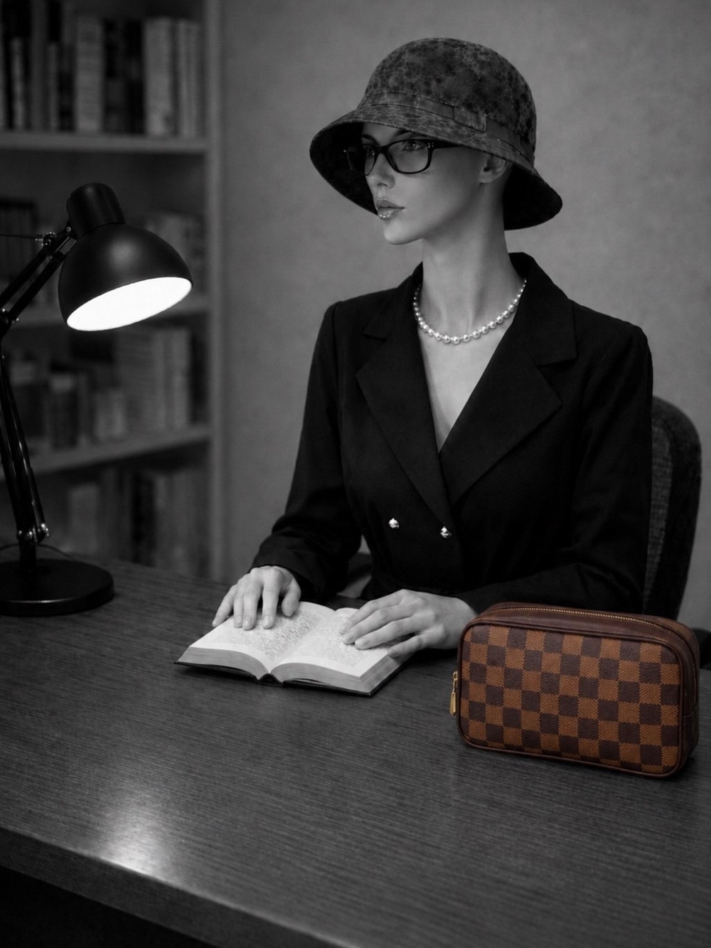 •LOUIS VUITTON• Damier Ebene Trousse Toilette pouch - Picture 4 of 14
